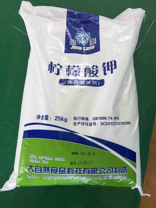 拥抱自然，品味纯净 —— 大自然食品科技推荐商家 高品质食品级柠檬酸钾，饮料配料的非凡选择